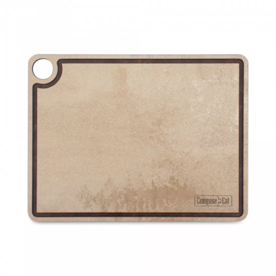 Изображение товара Доска ComposeEat Fashion разделочная c желобом, бежевая 32х24 см