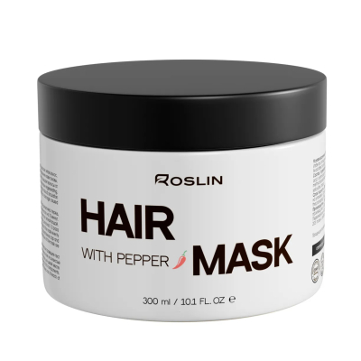 Изображение товара Маска для волос Roslin с перцем 300 мл для роста и укрепления волос Изображение товара Маска для волос Roslin с перцем 300 мл для роста и укрепления волос