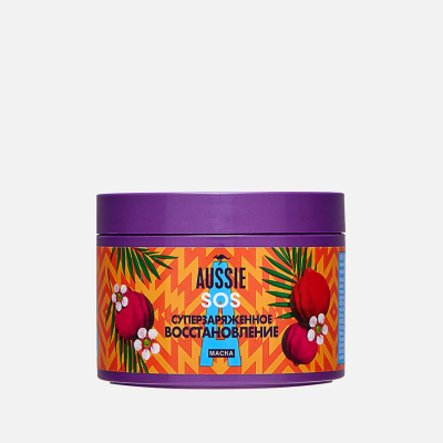 Изображение товара Маска для волос Aussie SOS Суперзаряженное восстановление 450 мл Изображение товара Маска для волос Aussie SOS Суперзаряженное восстановление 450 мл