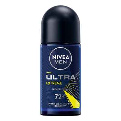 Изображение товара Антиперспирант ролик Nivea Men Ultra Extreme 50 мл для мужчин Германии Изображение товара Антиперспирант ролик Nivea Men Ultra Extreme 50 мл для мужчин Германии