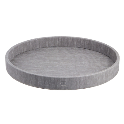 Изображение товара Поднос круглый Togas Грейс сер d-45