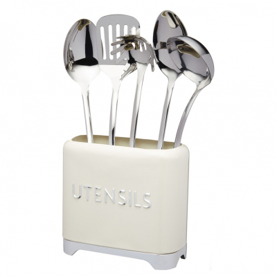 Изображение товара Органайзер Kitchen Craft Lovello Retro Lovutencre creamy для кухни Изображение товара Органайзер Kitchen Craft Lovello Retro Lovutencre creamy для кухни