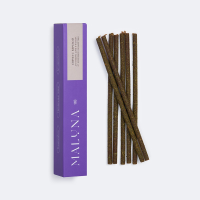 Изображение товара Магические свечи MALUNA коричневые из пчелиного воска, 7 шт.