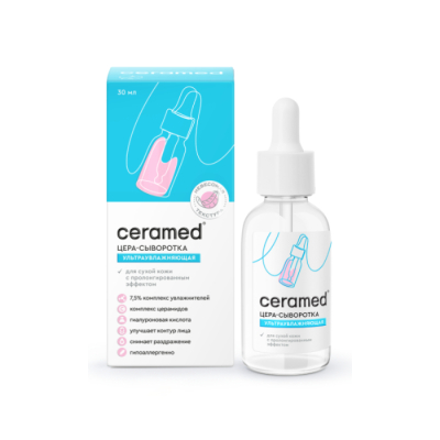 Изображение товара Цера-сыворотка для лица Ceramed с гиалуроновой кислотой 30 мл Изображение товара Цера-сыворотка для лица Ceramed с гиалуроновой кислотой 30 мл