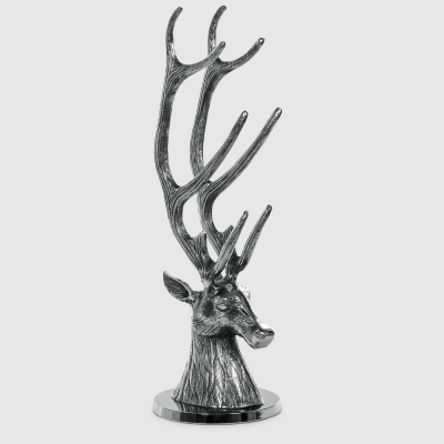 Изображение товара Подставка для вина Universal Ark Deer 21150 алюминий серебристая Изображение товара Подставка для вина Universal Ark Deer 21150 алюминий серебристая