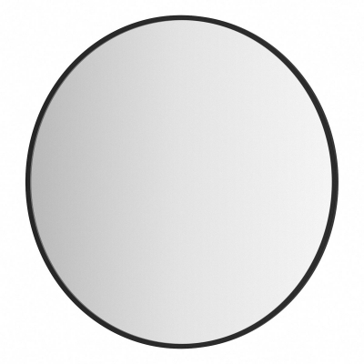 Изображение товара Зеркало Evoform в раме Ø60 см Черный цвет 