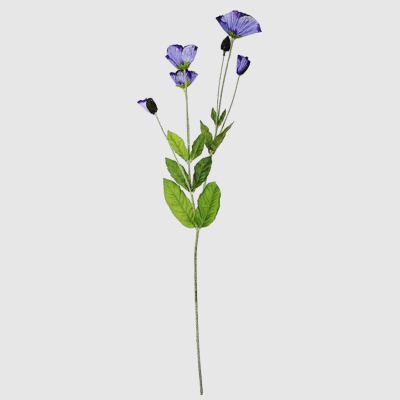 Изображение товара Искусственные цветы Маки Конэко-О фиолетовые 90 см для интерьера Изображение товара Искусственные цветы Маки Конэко-О фиолетовые 90 см для интерьера
