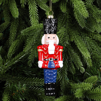 Изображение товара Рождественская елочная игрушка солдатик 15 см для новогодней елки