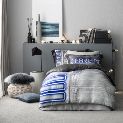 Изображение товара Комплект постельного белья Togas Teens Макс из эвкалиптового волокна, двуспальный евро