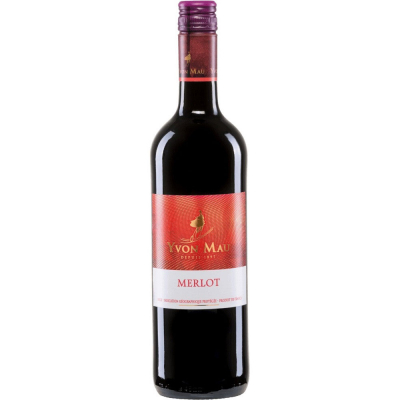 Изображение товара Вино красное сухое Yvon Mau, Merlot 0.75л