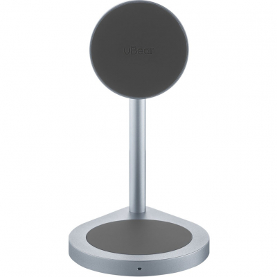 Изображение товара Беспроводное зарядное устройство uBear Stage WL06SG21-AD серый