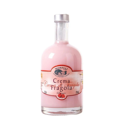 Изображение товара Ликер эмульсионный Morelli «крем клубника / crema di fragola, 17,0 %, 0,5 л.