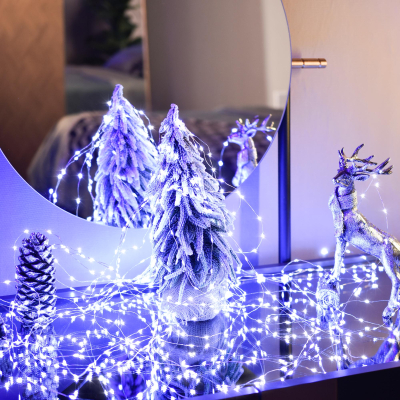 Изображение товара Гирлянда новогодняя электрическая Best Technology 720 led холодный белый 4+3,55 м со стартовым шнуром