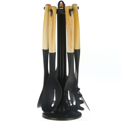 Изображение товара Набор кухонных принадлежностей Vantage VKP560 из 6 предметов с деревянными ручками