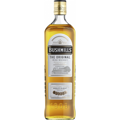 Изображение товара Виски Bushmills Original купажированный в подарочной упаковке, 0.7 л
