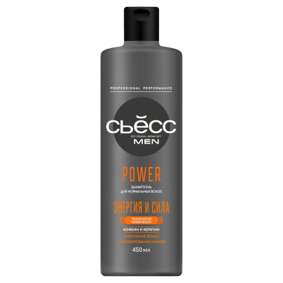 Изображение товара Шампунь Syoss Men Power&Strength для мужчин объем 450 мл укрепление и свежесть