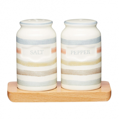 Изображение товара Набор солонка и перечница Kitchen Craft Classic керамика 3 шт