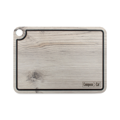 Изображение товара Доска разделочная ComposeEat из белого дерева с желобом, 29x20 см