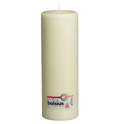 Изображение товара Декоративная свеча Bolsius Ivory 30х10 см для украшения интерьера