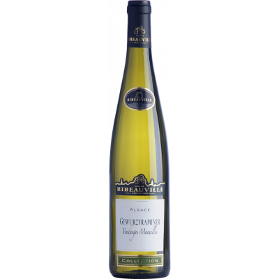 Изображение товара Вино белое полусухое Cave de Ribeauville, Gewurztraminer "Vendanges Manuelles", Alsace AOC  0,75 л