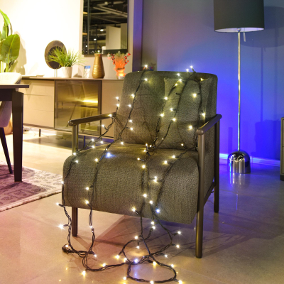 Изображение товара Уличная электрогирлянда для украшения с 100 LED, IP44, 12 м Reason Drl100e/20f/b/s