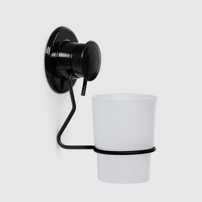 Изображение товара Стакан для зубных щеток Suntel с вакуумным креплением черный Изображение товара Стакан для зубных щеток Suntel с вакуумным креплением черный