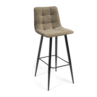 Изображение товара Стул барный ТС 50х44х104 см темно-серый металл и велюр Россия Изображение товара Стул барный ТС 50х44х104 см темно-серый металл и велюр Россия