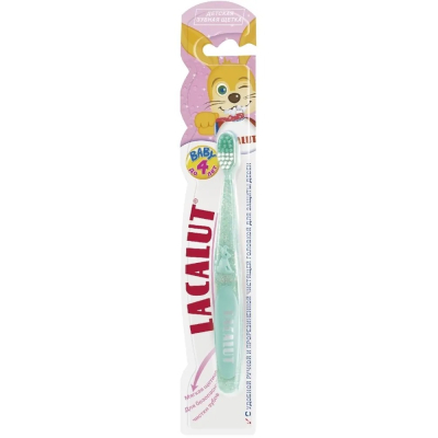 Изображение товара Зубная щетка LACALUT Baby с безопасной головкой и дозатором