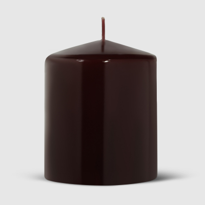 Изображение товара Декоративная свеча Mercury Glossy коричневая 9 см 10 см Изображение товара Декоративная свеча Mercury Glossy коричневая 9 см 10 см