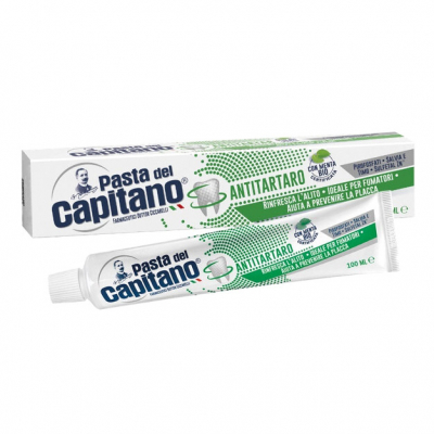 Изображение товара Зубная паста Pasta del Capitano против зубного камня 100 мл для безопасного ухода Изображение товара Зубная паста Pasta del Capitano против зубного камня 100 мл для безопасного ухода