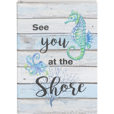 Изображение товара Шкатулка Glasar в виде книги с морским коньком 27,2х8,3х37,7 см