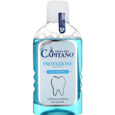 Изображение товара Ополаскиватель для полости рта Pasta del Capitano Свежее дыхание 400 мл Изображение товара Ополаскиватель для полости рта Pasta del Capitano Свежее дыхание 400 мл