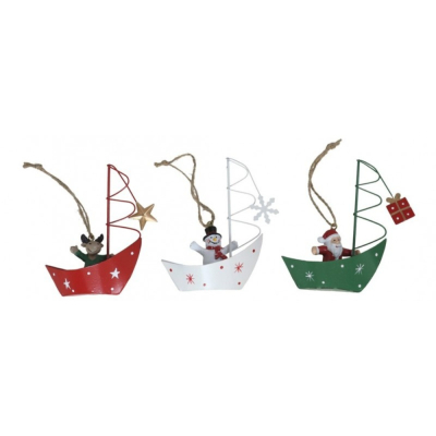 Изображение товара Подвеска Gerimport Ny Елочные игрушки 8,5х3,5х11 см в ассортименте