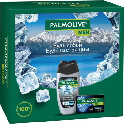 Изображение товара Набор подарочный Palmolive Арктический ветер гель для душа и мыло мужской