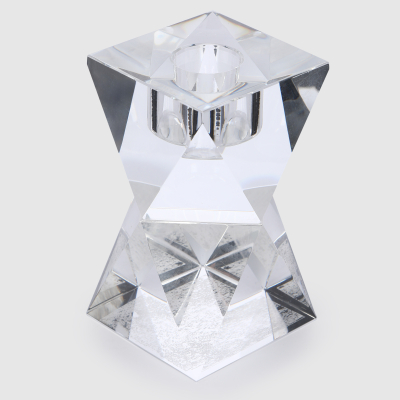 Изображение товара Подсвечник Crocus хрустальный, 1 свеча, малый, 6x6x10 см