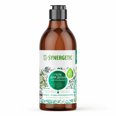 Изображение товара Гель для душа Synergetic Сандал и ягоды можжевельника 380 мл Изображение товара Гель для душа Synergetic Сандал и ягоды можжевельника 380 мл