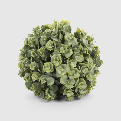 Изображение товара Декоративный кустик Dekor pap из искусственного самшита, зелёный 22 см