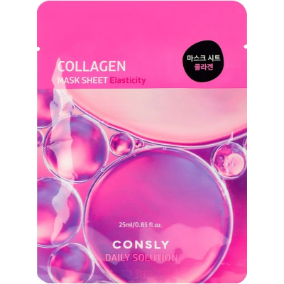 Изображение товара Маска тканевая для лица Consly Daily solution с морским коллагеном 25 мл