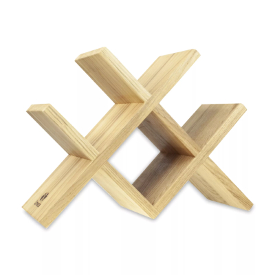 Изображение товара Подставка Uneca для 4 бутылок шампанского из дуба светло-коричневого цвета