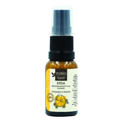 Изображение товара Крем для кожи вокруг глаз Mi&ko Ромашка и лимон от темных кругов 15 мл