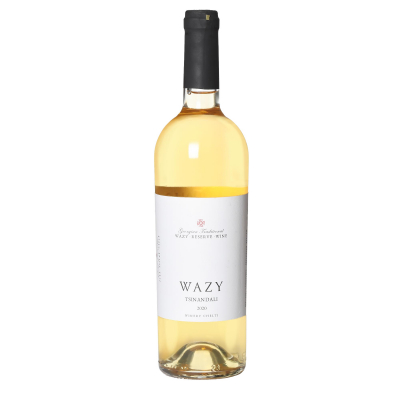 Изображение товара Вино белое сухое Wazy цинандали 0.75л