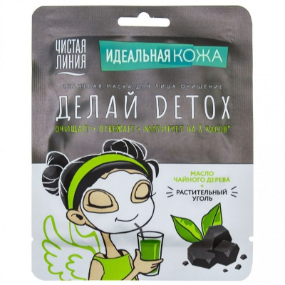 Изображение товара Маска для лица тканевая Чистая линия Очищение и комфорт 17,1 г