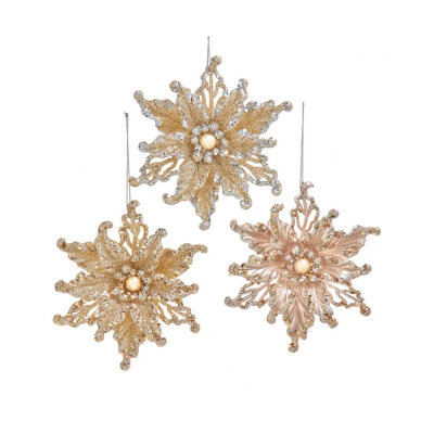 Изображение товара Игрушка елочная Kurt S. Adler цветок 12 см, подвесная декоративная елочная украшение