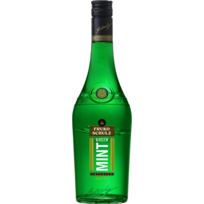 Изображение товара Ликер Fruko Schulz Green Mint 0.7 л травяной мятный сладкий напиток
