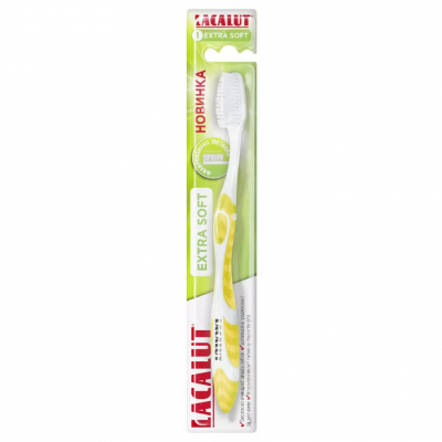 Изображение товара Зубная щетка Lacalut Extra Soft с мягкой щетиной для чувствительных зубов