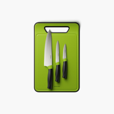 Изображение товара Набор Nadoba Olivia 3 ножа и разделочная доска