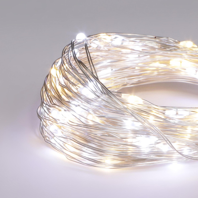 Изображение товара Гирлянда Mercury NY 100 LED аккумуляторная 1020 мм с разноцветным свечением