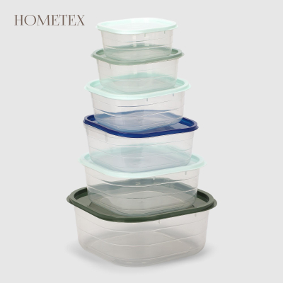 Изображение товара Набор контейнеров Hometex maxi из 6 шт 6. 76л - прочные и практичные для хранения Изображение товара Набор контейнеров Hometex maxi из 6 шт 6. 76л - прочные и практичные для хранения