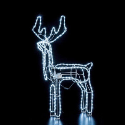 Изображение товара Фигура олень 110 см с LED подсветкой для праздничного декора