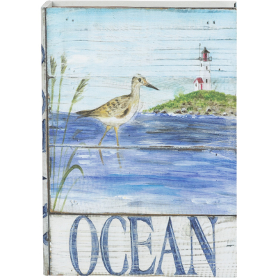 Изображение товара Шкатулка Glasar в виде книги морская птица 27,2х8,3х37,7 см